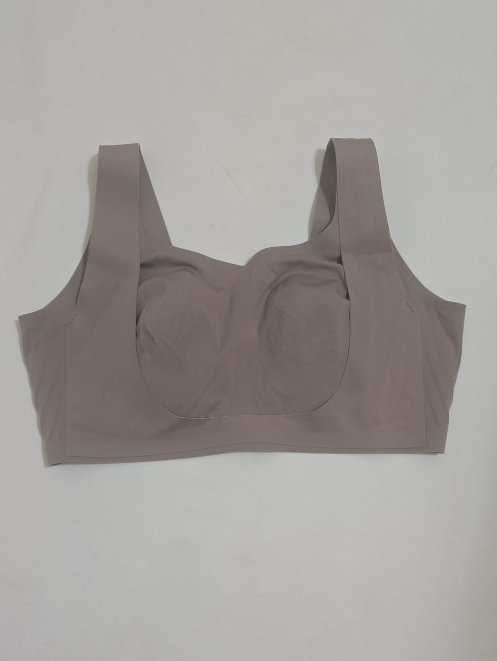 Real Will Seamless Scoop Sports Bra in Taupe - Everyday Comfort Support